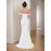 Elegant Off-the-Shoulder Mermaid Gown with High Slit and Choker Neckline - Perfect for Wedding or Formal Events